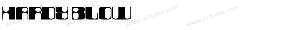 Hardy Blow字体转换